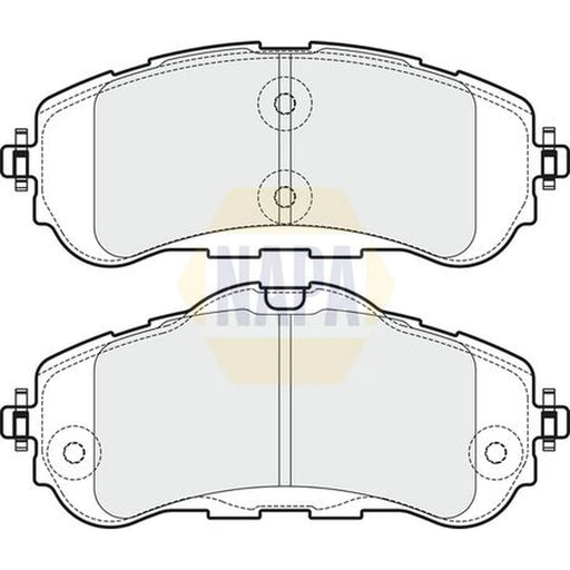 NAPA Front Brake Pad Set NBP1355