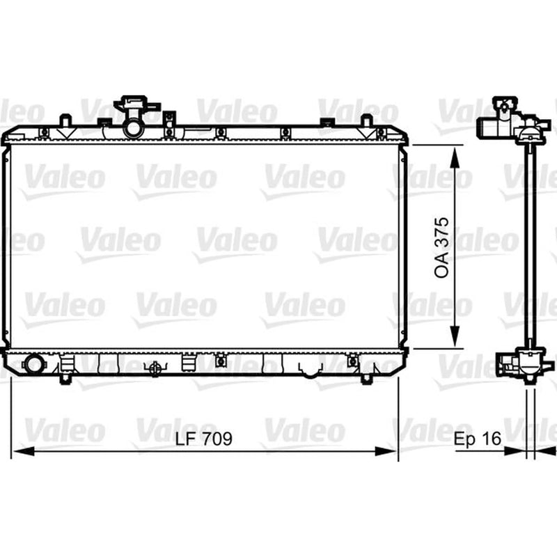Valeo Engine Radiator 735407