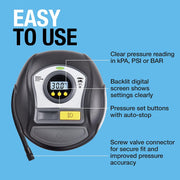 RTC450 Ring Digital Tyre Inflator Air Compressor Wheel Car Pump 12v Auto Stop Ring Automotive  - Dynamic Drive