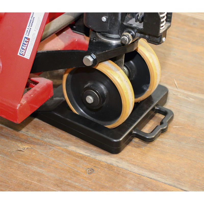 Sealey Pallet Truck Stop / Hold PTS1 Secure Transporting Pump Truck Sealey  - Dynamic Drive