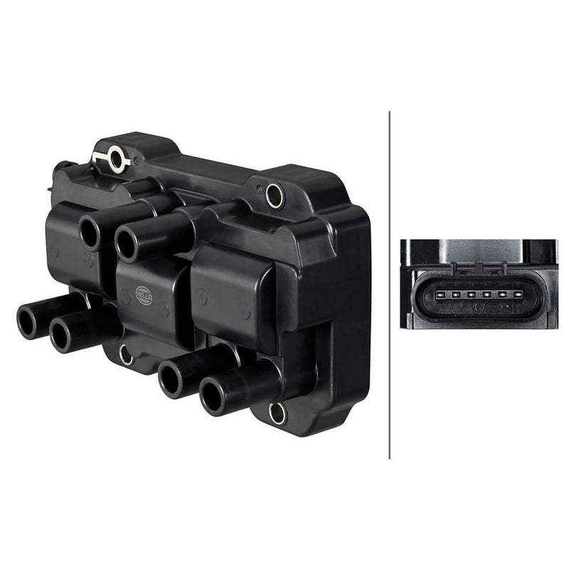 Hella Ignition Coil Pack fits Chevrolet Silverado 1500 Crew Cab Pickup 2007-2013