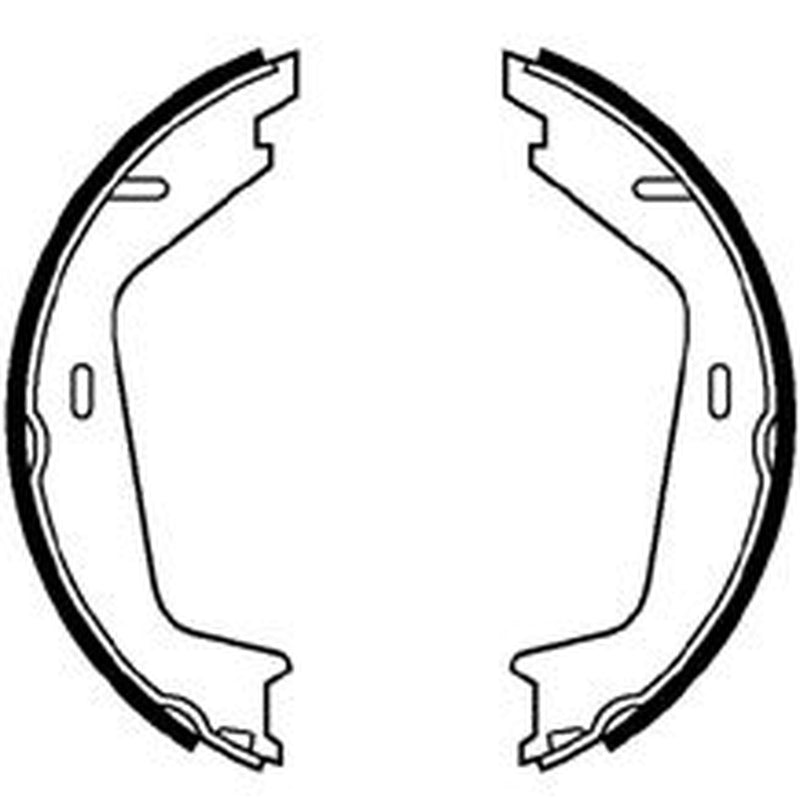 Abtex Brake Shoe Set Axle Kit fits Volvo S60 I 2000-2010 2.0 2.4 2.5