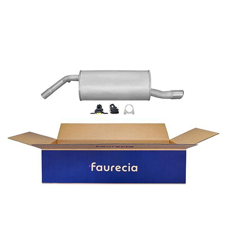 Hella End Silencer Rear fits Peugeot 207 2006-2013 1.6