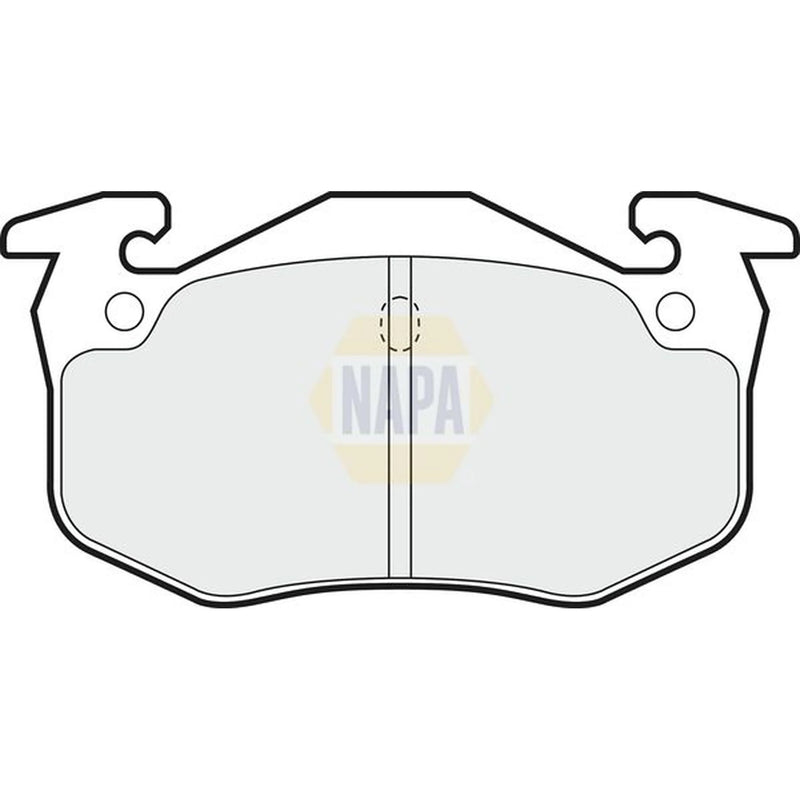 NAPA Rear Brake Pad Set fits Citroën Saxo 1996-2004 1.6