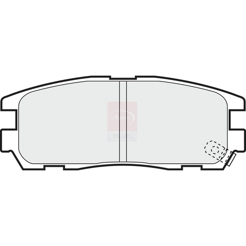 Apec Rear Brake Pad Set fits Isuzu Mu 1993-1998 3.1