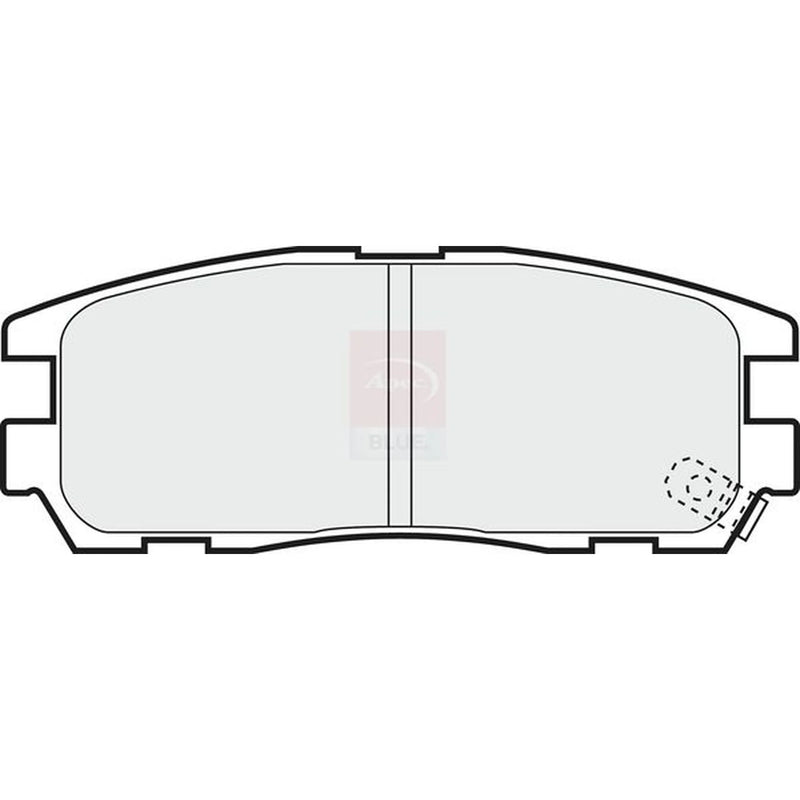 Apec Rear Brake Pad Set PD3459