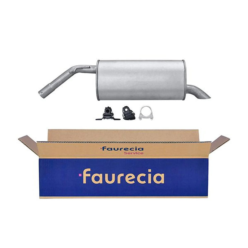 Hella End Silencer Rear fits Peugeot 207 2006-2013 1.6