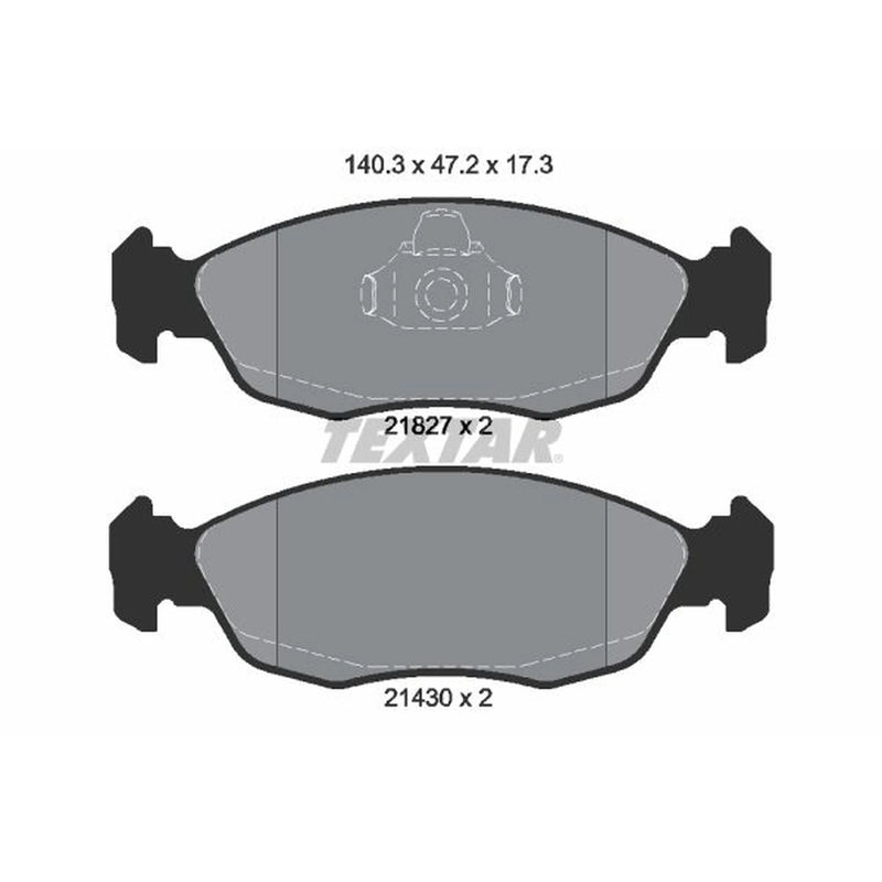 Textar Front Brake Pad Set 2182702