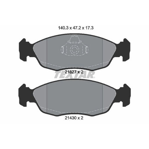 Textar Front Brake Pad Set 2182702