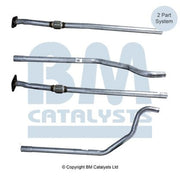 BM Catalysts Exhaust Pipe OD fits Fiat Grande Punto 2005 on 1.2