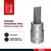 Teng Tools 1/4" Flat Bit Socket 7mm Teng Tools - Dynamic Drive