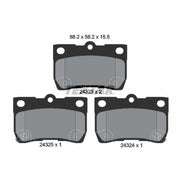 Textar Rear Brake Pad Set 2432301