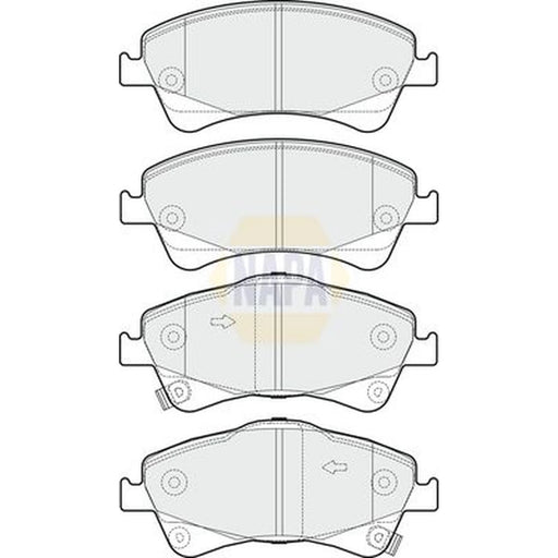 NAPA Front Brake Pad Set NBP1589