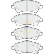 NAPA Front Brake Pad Set fits Toyota Avensis 2008-2018 1.6 1.8 2.0