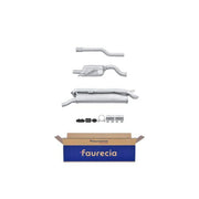 Hella End Silencer Rear fits Fiat Marea 1996-2002 1.2 1.6