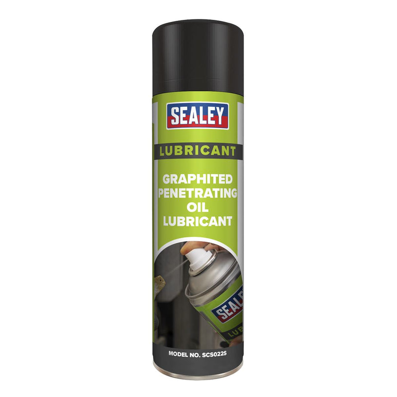 Sealey Graphited Penetrating Oil Lubricant 500ml SCS022S Sealey - Dynamic Drive