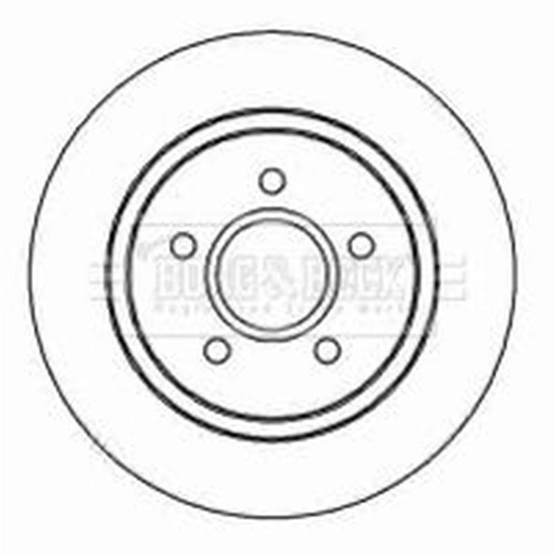 Borg & Beck Front & Rear Brake Discs & Pads fits Volvo V40 2013-2019