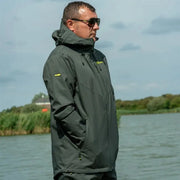RidgeMonkey APEarel ThermaPro Waterproof Shell Coat Green L - RMC147