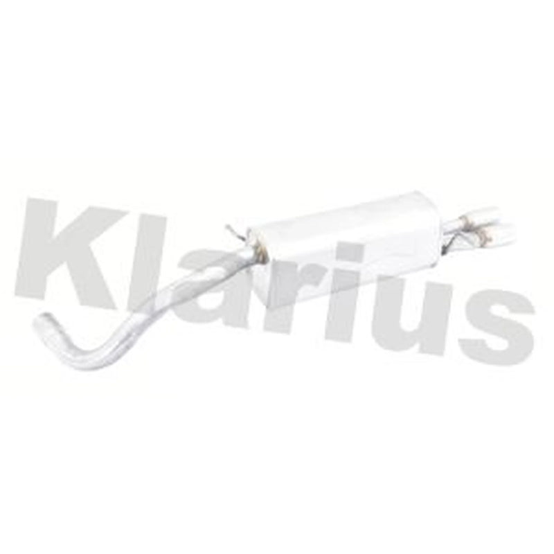 Klarius Box With Tail Pipe Rear fits Skoda Fabia I 2003-2008 1.9