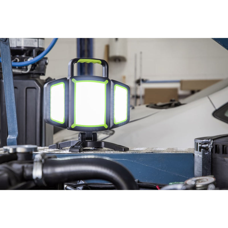 Sealey Rechargeable Flexible Floodlight 18W COB & 9W SMD LED LED18WFL Sealey - Dynamic Drive