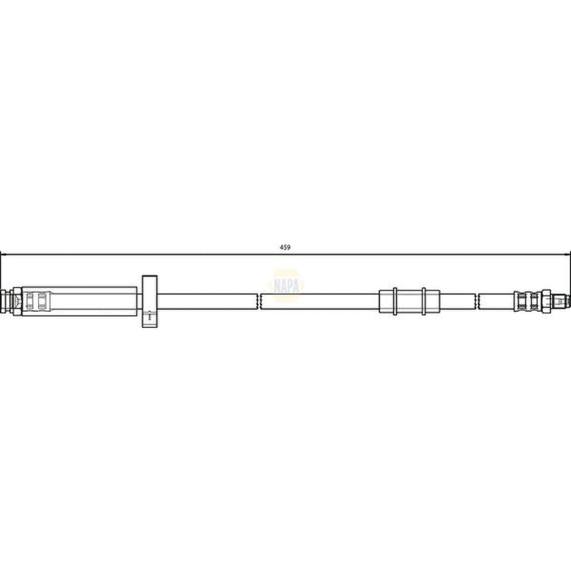 NAPA Brake Hydraulic Hose Line Front NBH1392