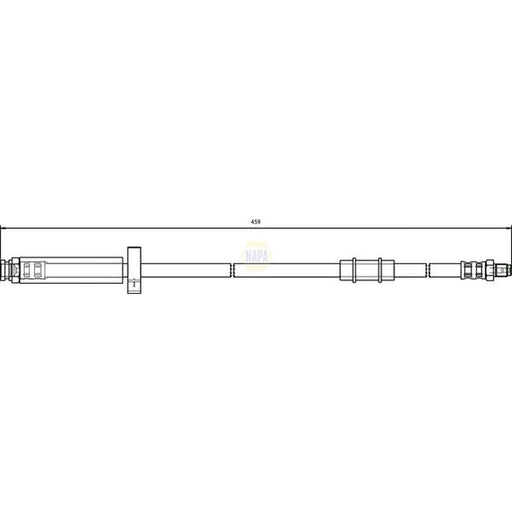 NAPA Brake Hydraulic Hose Line Front NBH1392