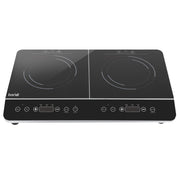 Baridi Portable Induction Hob with 2 Cooking Zones 60 x 36 x 6.5cm - Black Baridi - Dynamic Drive