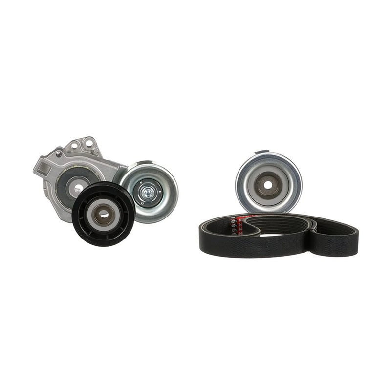 Gates V-Ribbed Belt Set fits Mitsubishi Pajero/Shogun IV 2006-2007 3.0 3.8