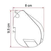 Fiamma F35 Pro 270 Awning Titanium Case Royal Blue Fabric Campervan Caravan 4x4 Fiamma - Dynamic Drive