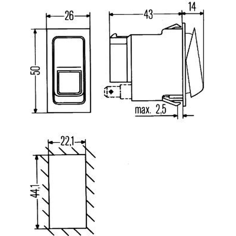 Hella Electrical Switch