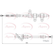 Apec Handbrake Cable Right Rear fits Hyundai IX35 2010-2015 1.6 1.7 2.0