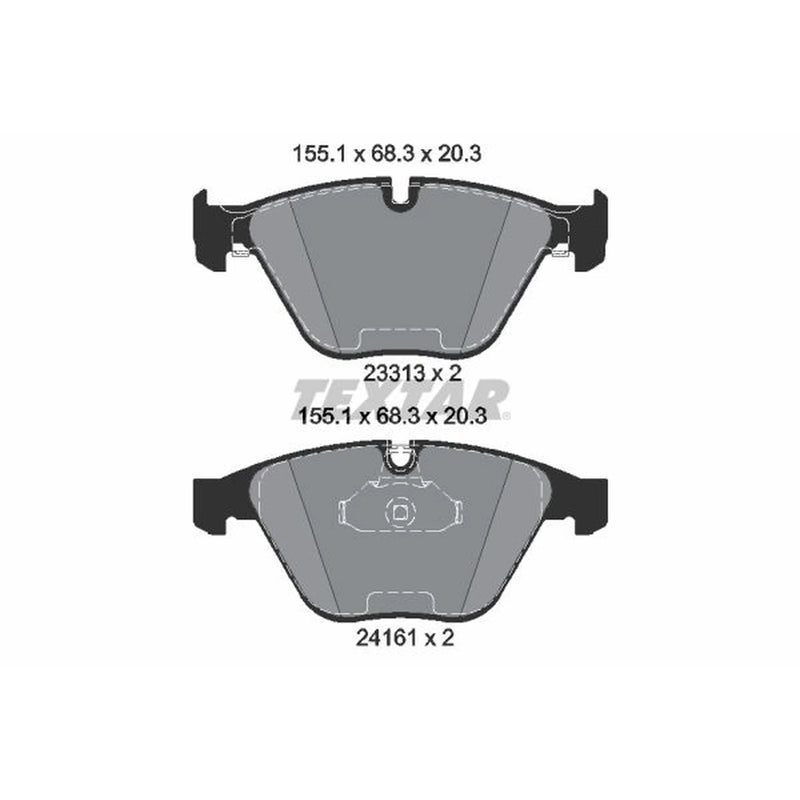Textar Front Brake Pad Set 2331303