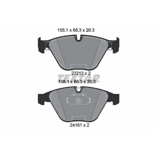 Textar Front Brake Pad Set 2331303
