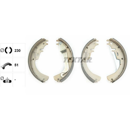 Textar Brake Shoe Set Axle Kit 91012100