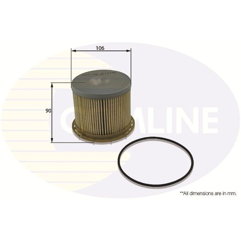 Comline Fuel Filter Element fits Isuzu D-Max I Platform/Chassis 2007-2012 3.0