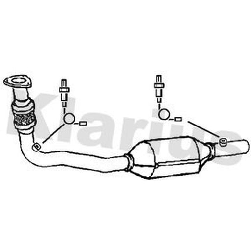 Klarius Catalyst Type Approved With Pipe Front fits Opel Astra G 2000-2005 2.2