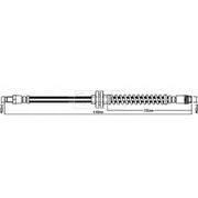 Borg & Beck Brake Hydraulic Hose Line Front Right BBH8420