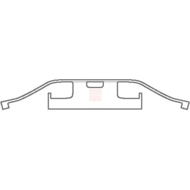 Apec Brake Pad Accessory Fitting Kit Rear fits VW California T5 Camper 2007-2009