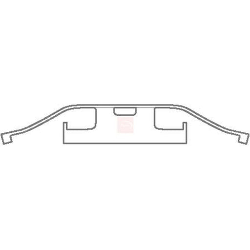 Apec Brake Pad Accessory Fitting Kit Rear fits VW California T5 Camper 2007-2009