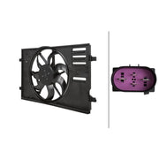 Hella Engine Cooling Fan fits Audi A3 2012-2020 1.0 1.2 1.4 1.5 1.6 2.0