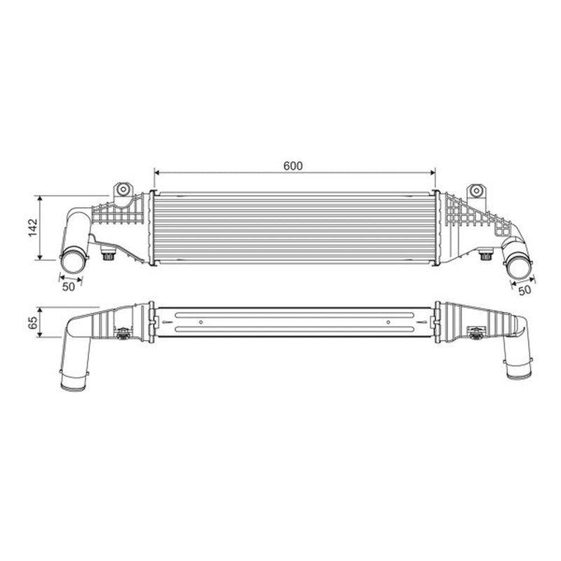 Valeo Intercooler (Charge Air Cooler) 818542