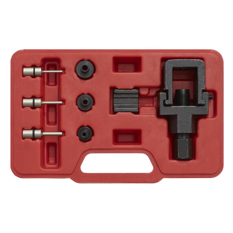 Sealey Motorcycle Chain Splitter & Riveting Tool Set Heavy-Duty SMC4 Sealey - Dynamic Drive