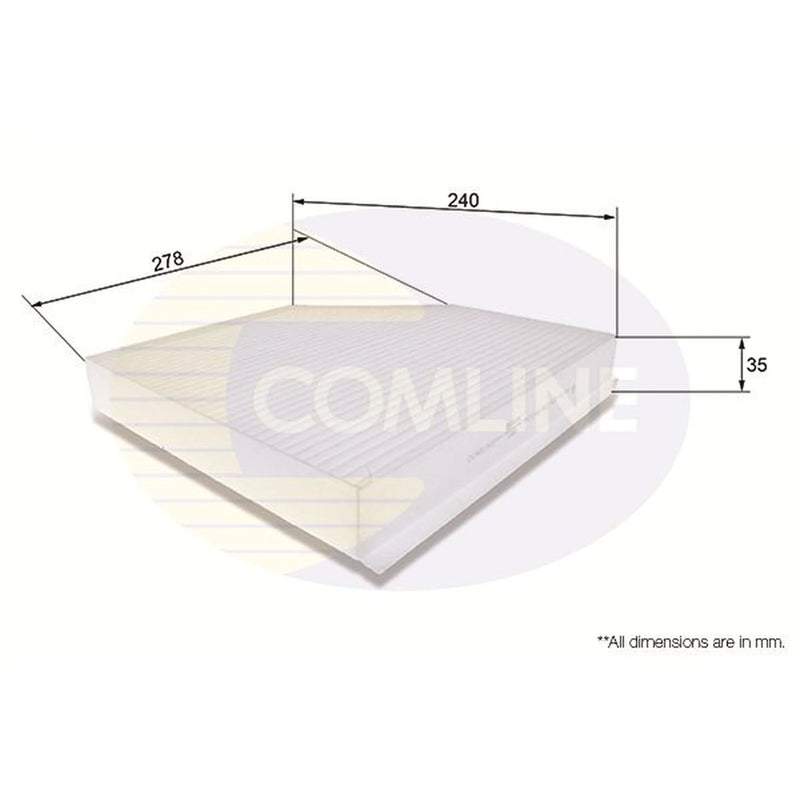 Comline Full Service Kit with Air, Oil, Fuel & Cabin Filters fits Audi Q5