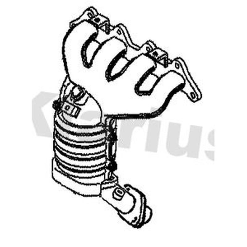 Klarius Catalyst Type Appr With Pipe fits Mazda MX-5 2005-2016 1.8 2.0
