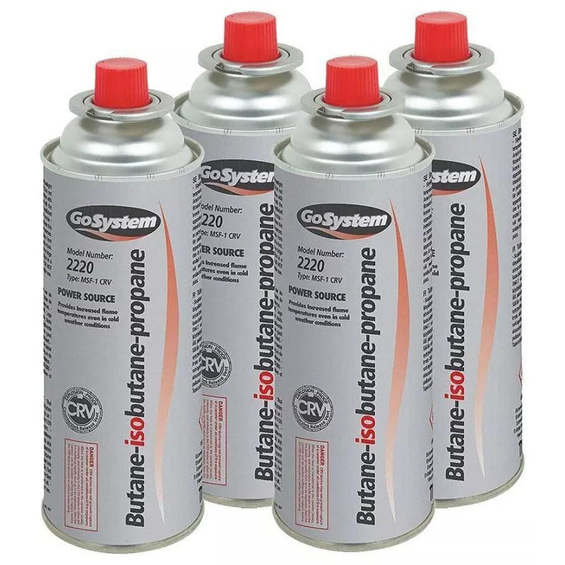 Go System Bayonet Butane Cartridge 227G (Pack of 4) Go System - NN4 Online