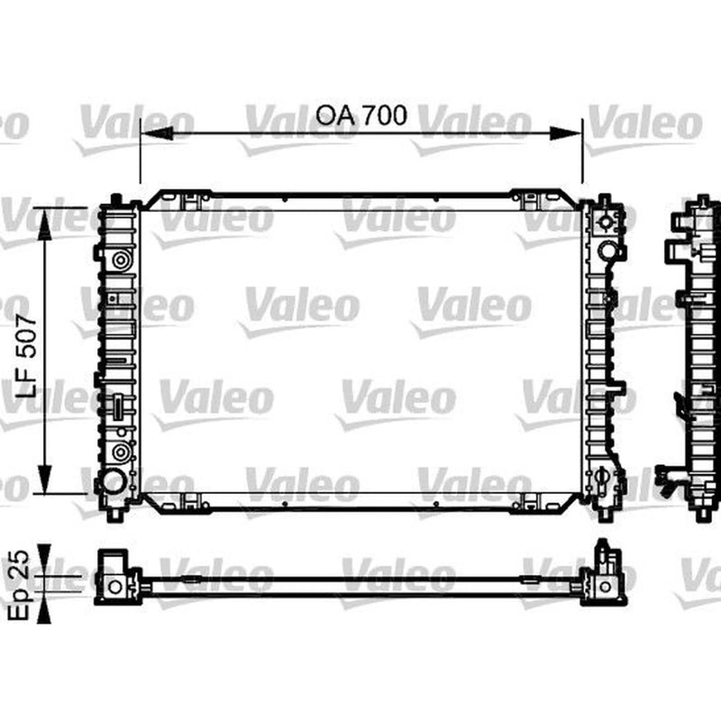 Valeo Engine Radiator 734468