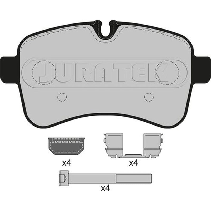 Juratek Rear Brake Pad Set fits Iveco Daily IV 2006-2011