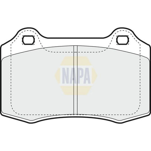 NAPA Front Brake Pad Set NBP1854