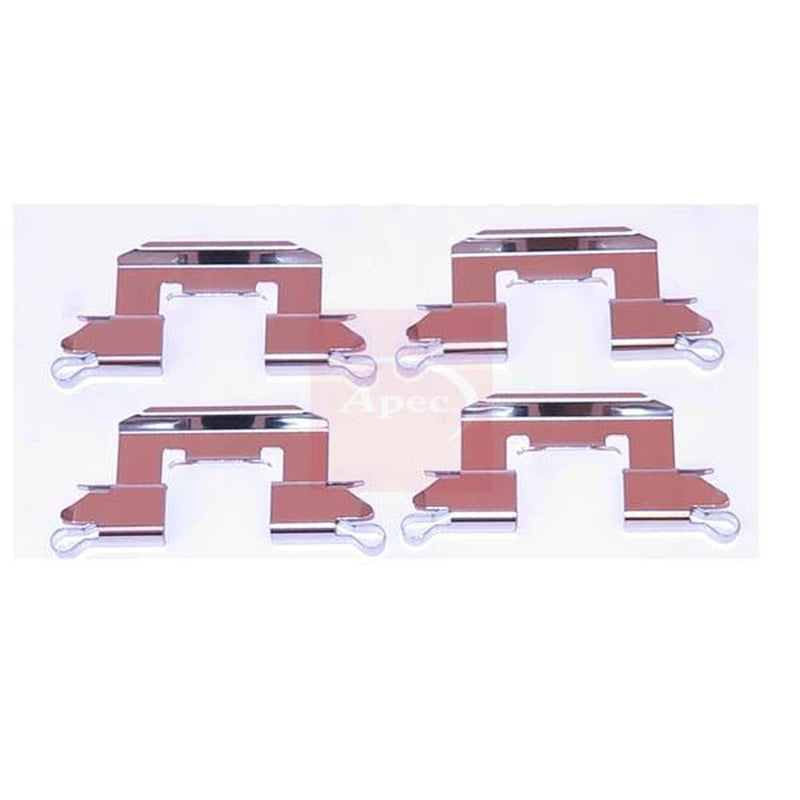 Apec Brake Pad Accessory Fitting Kit Front fits Daihatsu Materia 2006 on 1.5