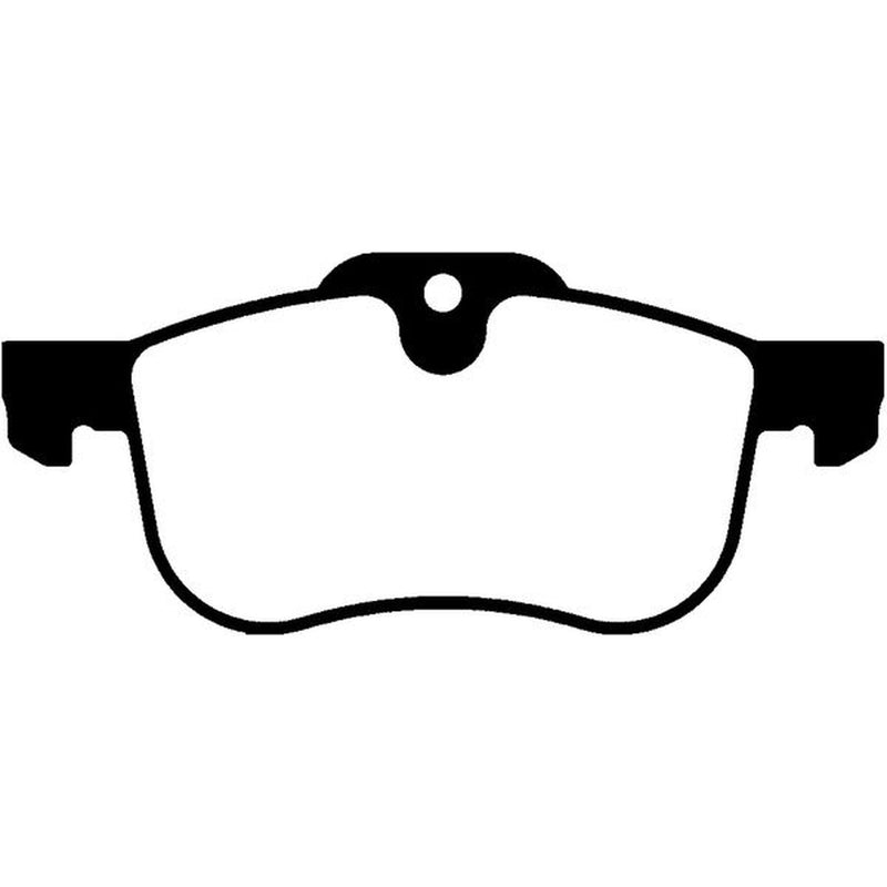 Abtex Front Brake Pad Set fits MG MG 6 2010 on 1.8